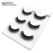 Load image into Gallery viewer, New 3 pairs natural false eyelashes fake lashes long makeup 3d mink lashes extension eyelash mink eyelashes for beauty #X11