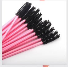 Load image into Gallery viewer, 50PCS Eyelash Brushes Eyelash Extension Brushes Disposable Eye Lash Cleaning Mascara Wands Applicator Cosmetic Makeup Tools