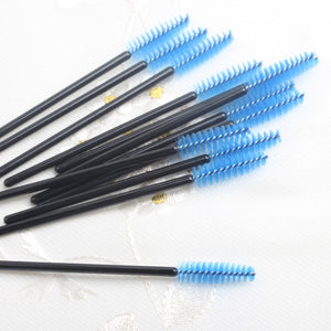 50PCS Eyelash Brushes Eyelash Extension Brushes Disposable Eye Lash Cleaning Mascara Wands Applicator Cosmetic Makeup Tools