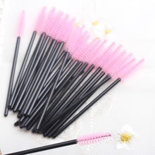 Load image into Gallery viewer, 50PCS Eyelash Brushes Eyelash Extension Brushes Disposable Eye Lash Cleaning Mascara Wands Applicator Cosmetic Makeup Tools