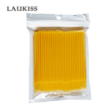 Load image into Gallery viewer, 500pcs/lot Micro Brushes Make Up Eyelash Extension Disposable Eye Lash Glue Cleaning Brushes Free Applicator Sticks Makeup Tools