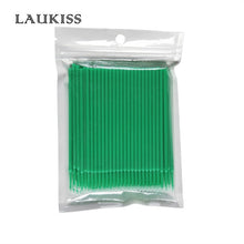 Load image into Gallery viewer, 500pcs/lot Micro Brushes Make Up Eyelash Extension Disposable Eye Lash Glue Cleaning Brushes Free Applicator Sticks Makeup Tools