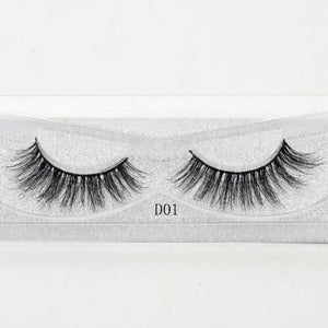 Visofree Eyelashes 3D Silk Eyelashes Hand Made Natural Long Faux Mink Lashes Vegan Cruelty Free False Lashes Maquiagem Makeup
