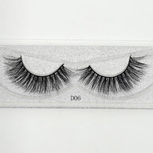 Visofree Eyelashes 3D Silk Eyelashes Hand Made Natural Long Faux Mink Lashes Vegan Cruelty Free False Lashes Maquiagem Makeup