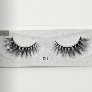 Visofree Eyelashes 3D Silk Eyelashes Hand Made Natural Long Faux Mink Lashes Vegan Cruelty Free False Lashes Maquiagem Makeup