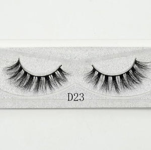 Visofree Eyelashes 3D Silk Eyelashes Hand Made Natural Long Faux Mink Lashes Vegan Cruelty Free False Lashes Maquiagem Makeup