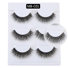 Load image into Gallery viewer, New 3D 5 Pairs Mink Eyelashes extension make up natural Long false eyelashes fake eye Lashes mink Makeup wholesale Lashes