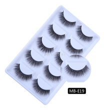 Load image into Gallery viewer, New 3D 5 Pairs Mink Eyelashes extension make up natural Long false eyelashes fake eye Lashes mink Makeup wholesale Lashes