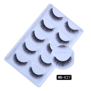 New 3D 5 Pairs Mink Eyelashes extension make up natural Long false eyelashes fake eye Lashes mink Makeup wholesale Lashes