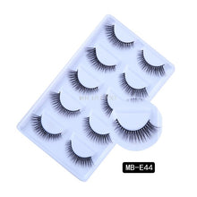 Load image into Gallery viewer, New 3D 5 Pairs Mink Eyelashes extension make up natural Long false eyelashes fake eye Lashes mink Makeup wholesale Lashes