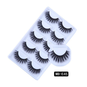 New 3D 5 Pairs Mink Eyelashes extension make up natural Long false eyelashes fake eye Lashes mink Makeup wholesale Lashes