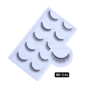 New 3D 5 Pairs Mink Eyelashes extension make up natural Long false eyelashes fake eye Lashes mink Makeup wholesale Lashes