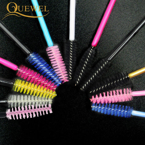 50 PCS Disposable Eyelash Brushes Mascara Wands Eye Lash Eyelash Extension Eyebrow Applicator Cosmetic Makeup Brush Tool Kits