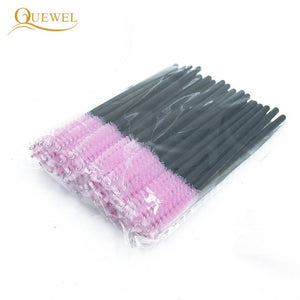 50 PCS Disposable Eyelash Brushes Mascara Wands Eye Lash Eyelash Extension Eyebrow Applicator Cosmetic Makeup Brush Tool Kits