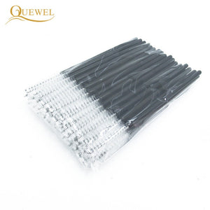 50 PCS Disposable Eyelash Brushes Mascara Wands Eye Lash Eyelash Extension Eyebrow Applicator Cosmetic Makeup Brush Tool Kits