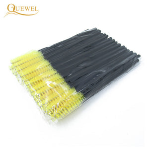 50 PCS Disposable Eyelash Brushes Mascara Wands Eye Lash Eyelash Extension Eyebrow Applicator Cosmetic Makeup Brush Tool Kits