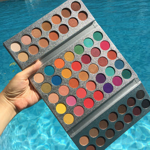 Beauty Glazed 35 Color Studio matte Eyeshadow Power Palette Glitter Highlighter Shimmer Make up Pigment Eye Shadow Pallete