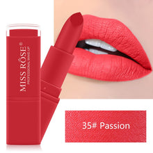 Load image into Gallery viewer, MISS ROSE 12 Colors Matte Lipstick makeup Long Lasting Waterproof lip gloss Gifts for Women Beauty Cosmetic maquillaje TSLM1