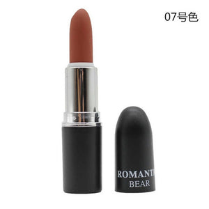 2019 New Sexy Color Beauty Red Lips Baton Matte Velvet Lip Stick Waterproof Makeup Pigment Brown Nude Matte Lipstick Pencils