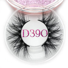 Load image into Gallery viewer, Mikiwi D390 Mink Eyelashes 3D Mink Lashes Thick HandMade Full Strip Lashes Cruelty Free Luxury Makeup Dramatic Lashes