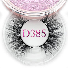 Load image into Gallery viewer, Mikiwi D390 Mink Eyelashes 3D Mink Lashes Thick HandMade Full Strip Lashes Cruelty Free Luxury Makeup Dramatic Lashes