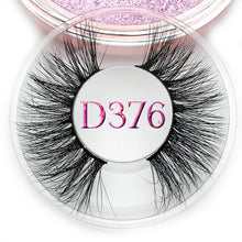 Load image into Gallery viewer, Mikiwi D390 Mink Eyelashes 3D Mink Lashes Thick HandMade Full Strip Lashes Cruelty Free Luxury Makeup Dramatic Lashes