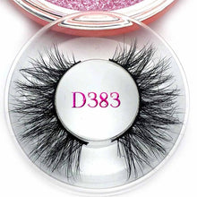 Load image into Gallery viewer, Mikiwi D390 Mink Eyelashes 3D Mink Lashes Thick HandMade Full Strip Lashes Cruelty Free Luxury Makeup Dramatic Lashes