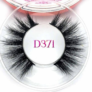 Mikiwi D390 Mink Eyelashes 3D Mink Lashes Thick HandMade Full Strip Lashes Cruelty Free Luxury Makeup Dramatic Lashes