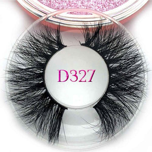 Mikiwi D390 Mink Eyelashes 3D Mink Lashes Thick HandMade Full Strip Lashes Cruelty Free Luxury Makeup Dramatic Lashes