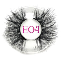 Load image into Gallery viewer, Mikiwi 25mm False Eyelashes Wholesale Thick Strip 25mm 3D Mink Lashes Custom Packaging Label Makeup Dramatic Long Mink Lashes