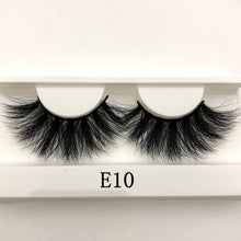 Load image into Gallery viewer, Mikiwi 25mm False Eyelashes Wholesale Thick Strip 25mm 3D Mink Lashes Custom Packaging Label Makeup Dramatic Long Mink Lashes