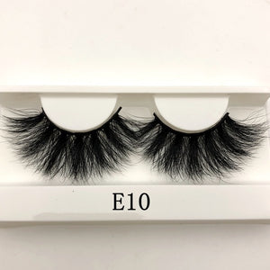 Mikiwi 25mm False Eyelashes Wholesale Thick Strip 25mm 3D Mink Lashes Custom Packaging Label Makeup Dramatic Long Mink Lashes