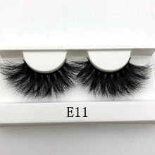 Load image into Gallery viewer, Mikiwi 25mm False Eyelashes Wholesale Thick Strip 25mm 3D Mink Lashes Custom Packaging Label Makeup Dramatic Long Mink Lashes