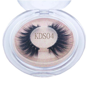 Buzzme KDS06 3D faux mink lashes natural false eyelashes long makeup eyelash
