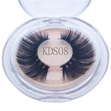 Load image into Gallery viewer, Buzzme KDS06 3D faux mink lashes natural false eyelashes long makeup eyelash