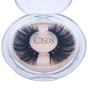 Buzzme KDS06 3D faux mink lashes natural false eyelashes long makeup eyelash