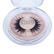 Load image into Gallery viewer, Buzzme KDS06 3D faux mink lashes natural false eyelashes long makeup eyelash