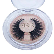Load image into Gallery viewer, Buzzme KDS06 3D faux mink lashes natural false eyelashes long makeup eyelash
