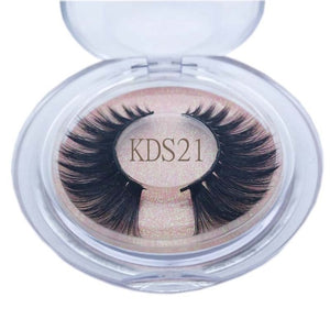Buzzme KDS06 3D faux mink lashes natural false eyelashes long makeup eyelash