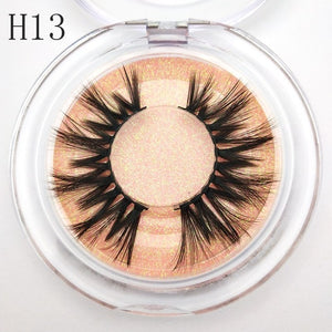 Buzzme KDS06 3D faux mink lashes natural false eyelashes long makeup eyelash