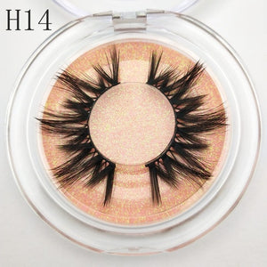Buzzme KDS06 3D faux mink lashes natural false eyelashes long makeup eyelash