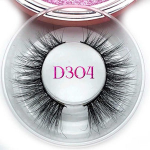 Mikiwi D390 Mink Eyelashes 3D Mink Lashes Thick HandMade Full Strip Lashes Cruelty Free Luxury Makeup Dramatic Lashes