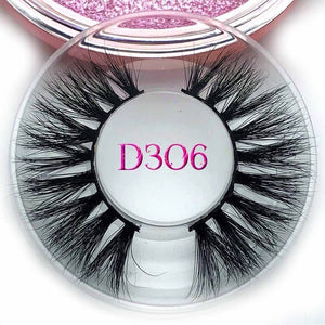 Mikiwi D390 Mink Eyelashes 3D Mink Lashes Thick HandMade Full Strip Lashes Cruelty Free Luxury Makeup Dramatic Lashes