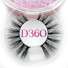 Load image into Gallery viewer, Mikiwi D390 Mink Eyelashes 3D Mink Lashes Thick HandMade Full Strip Lashes Cruelty Free Luxury Makeup Dramatic Lashes