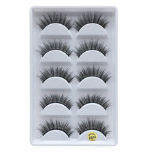 Load image into Gallery viewer, MB  5 pairs Mink Eyelashes 3D False lashes Thick Crisscross Makeup Eyelash Extension Natural Volume Soft Fake Eye Lashes