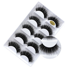 Load image into Gallery viewer, MB  5 pairs Mink Eyelashes 3D False lashes Thick Crisscross Makeup Eyelash Extension Natural Volume Soft Fake Eye Lashes