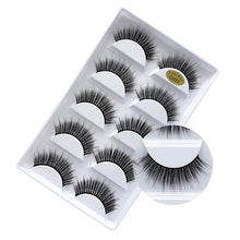 Load image into Gallery viewer, MB  5 pairs Mink Eyelashes 3D False lashes Thick Crisscross Makeup Eyelash Extension Natural Volume Soft Fake Eye Lashes