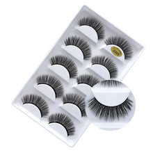 Load image into Gallery viewer, MB  5 pairs Mink Eyelashes 3D False lashes Thick Crisscross Makeup Eyelash Extension Natural Volume Soft Fake Eye Lashes