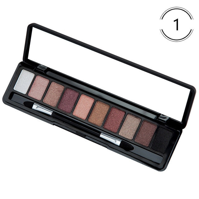 Beauty Glazed Makeup Eyeshadow Pallete makeup brushes 10 Color Palette Make up Palette Shimmer Pigmented Eye Shadow   G507