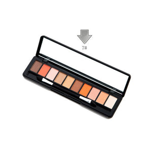 Beauty Glazed Makeup Eyeshadow Pallete makeup brushes 10 Color Palette Make up Palette Shimmer Pigmented Eye Shadow   G507